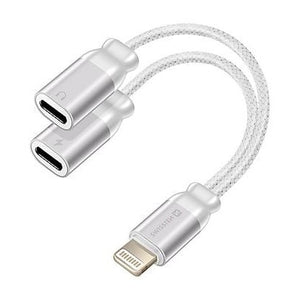 Swissten Lightning Audio + Charging Splitter Adapter