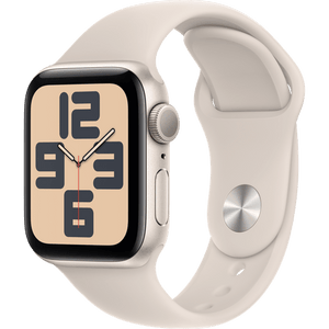 Apple Watch SE 40mm GPS Starlight Aluminum Case with Starlight Sport Band
