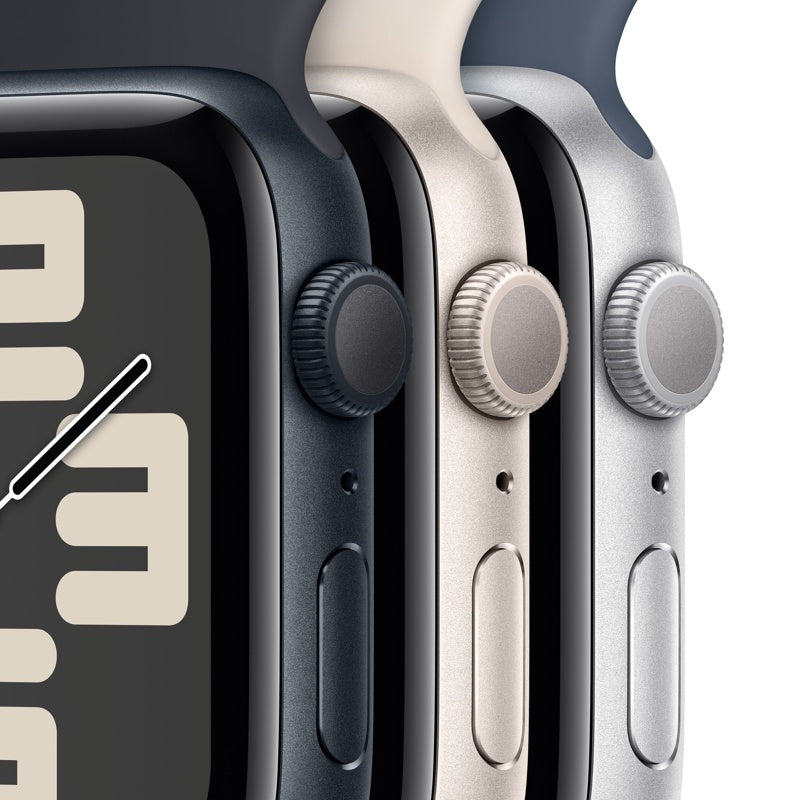 Apple Watch SE GPS 44mm Midnight Blue Aluminum Case and Midnight Blue Sport Loop MREA3