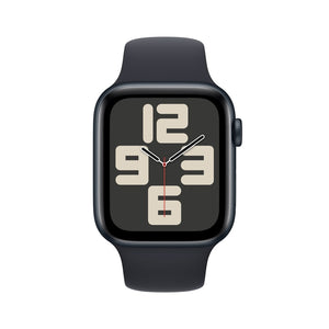 Apple Watch SE 2nd Gen GPS + Cellular, 44mm Midnight Aluminum Case with Midnight Sport Band