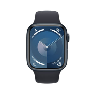 Apple Watch Series 9 GPS 45mm Midnight Blue Aluminum Case with Midnight Blue Sport Band, M/L MR9A3