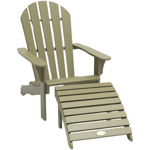 Hillerstorp Tennessee Deck Chair, Antique Green
