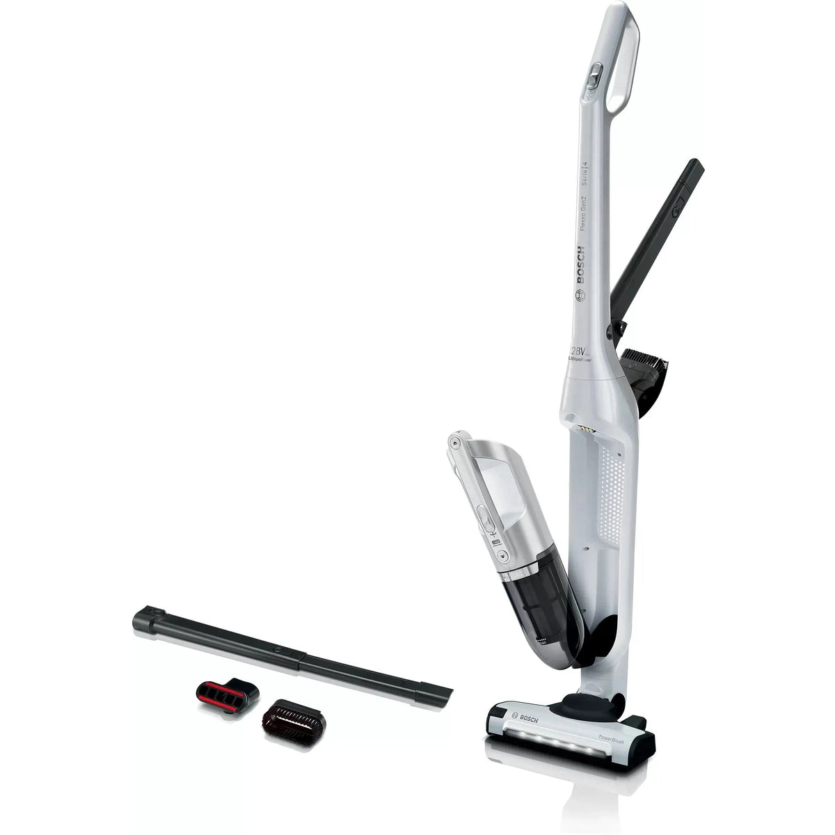 Bosch Flexxo Gen2 28Vmax Cordless Stick Vacuum Cleaner, White
