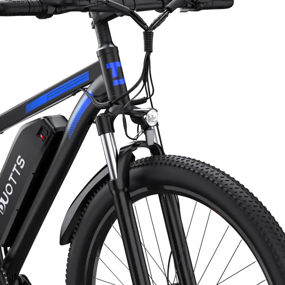 Duotts C29 750W 29" Electric Mountain Bike, 720Wh, 48V, Black/Blue