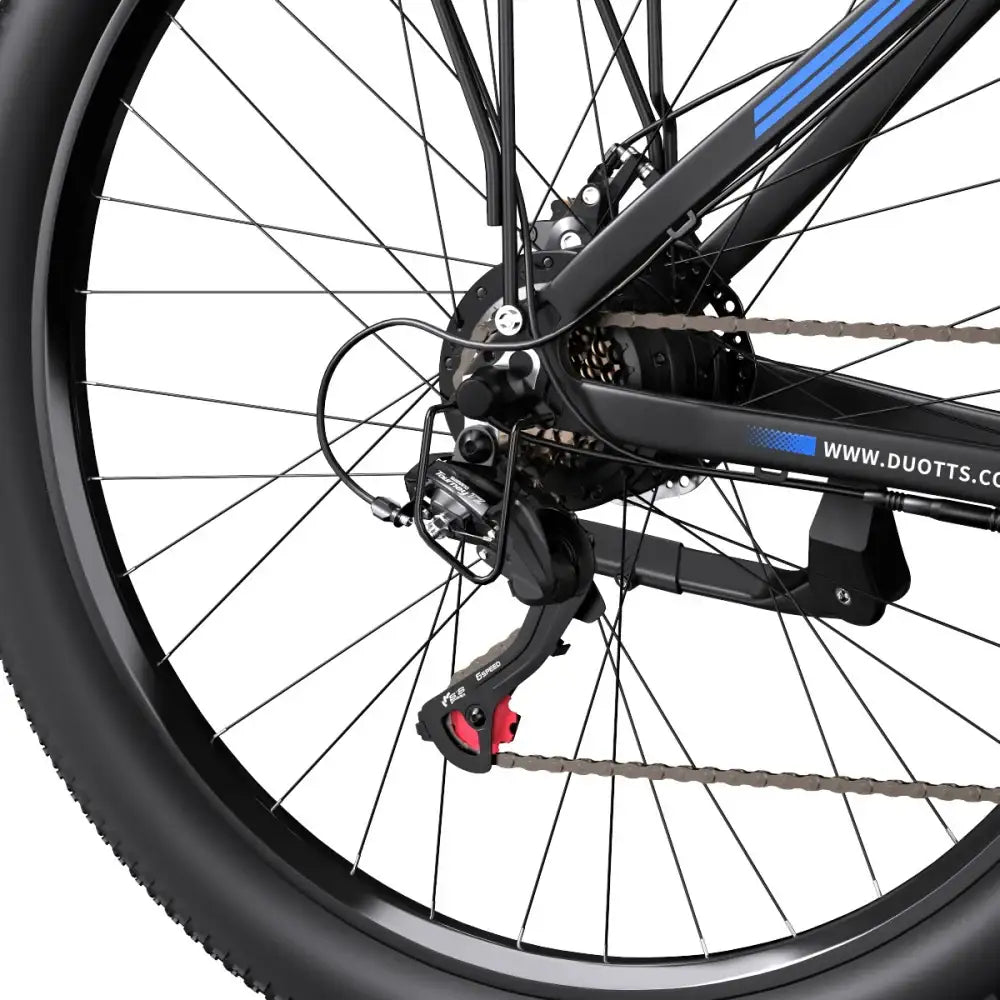 Duotts C29 750W 29" Electric Mountain Bike, 720Wh, 48V, Black/Blue