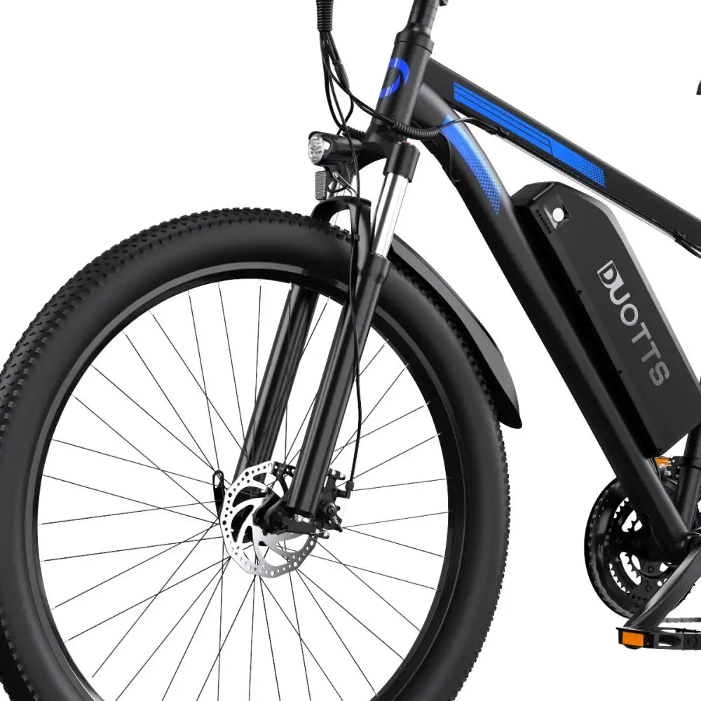 Duotts C29 750W 29" Electric Mountain Bike, 720Wh, 48V, Black/Blue