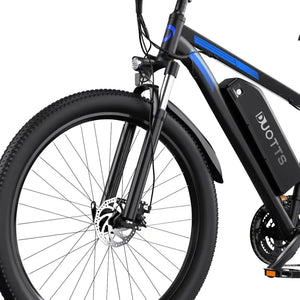 Duotts C29 750W 29" Electric Mountain Bike, 720Wh, 48V, Black/Blue
