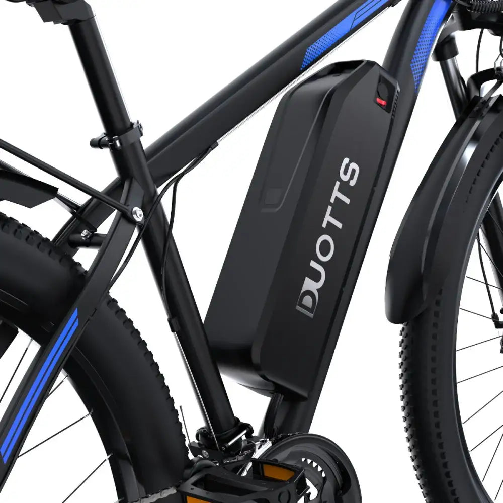 Duotts C29 750W 29" Electric Mountain Bike, 720Wh, 48V, Black/Blue