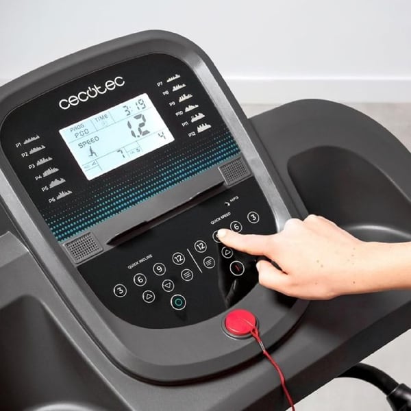 Cecotec foldable treadmill with 1800 W, 17 km/h max, 12 programs