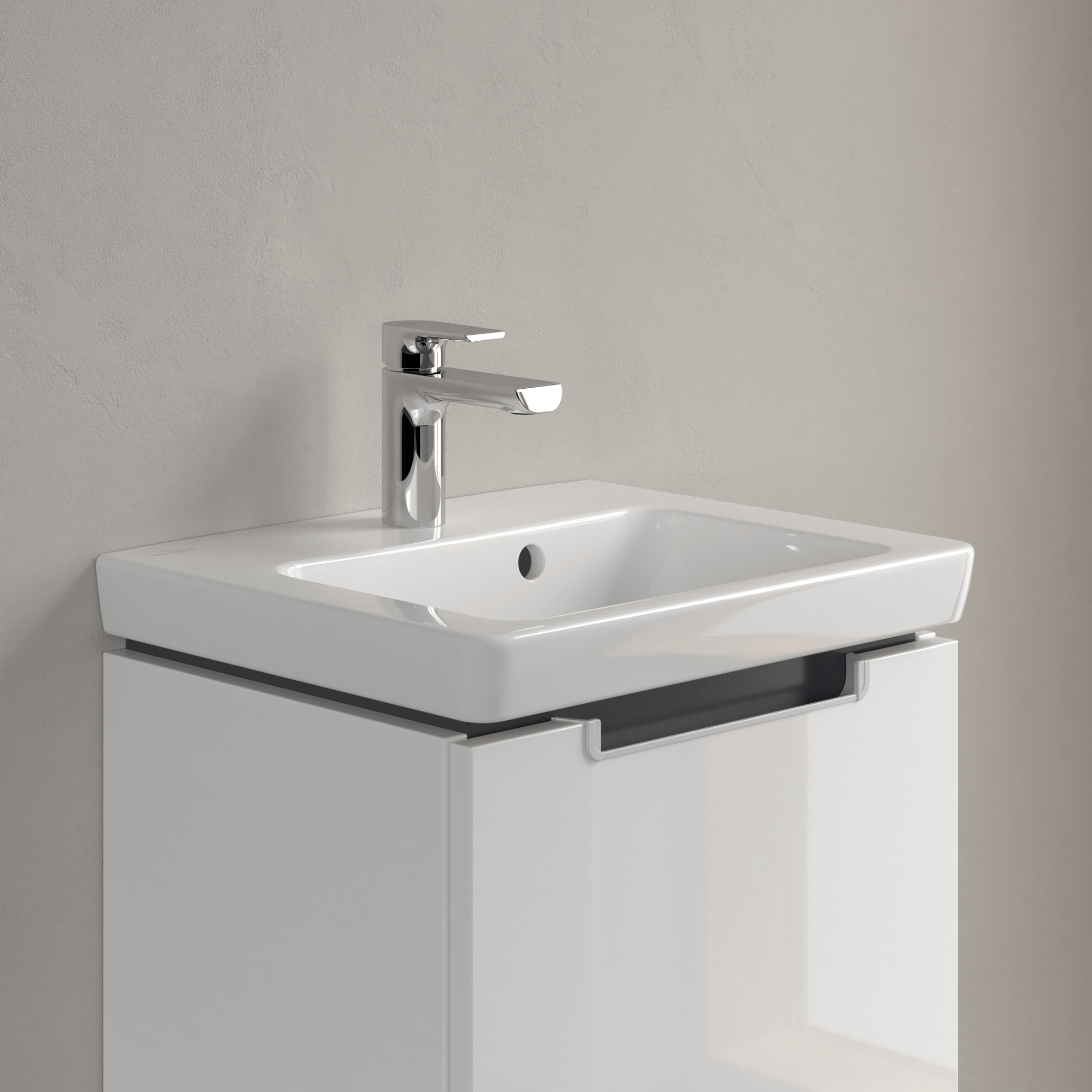 Subway 2.0 Washbasin, 450x370x155mm, White Alpin