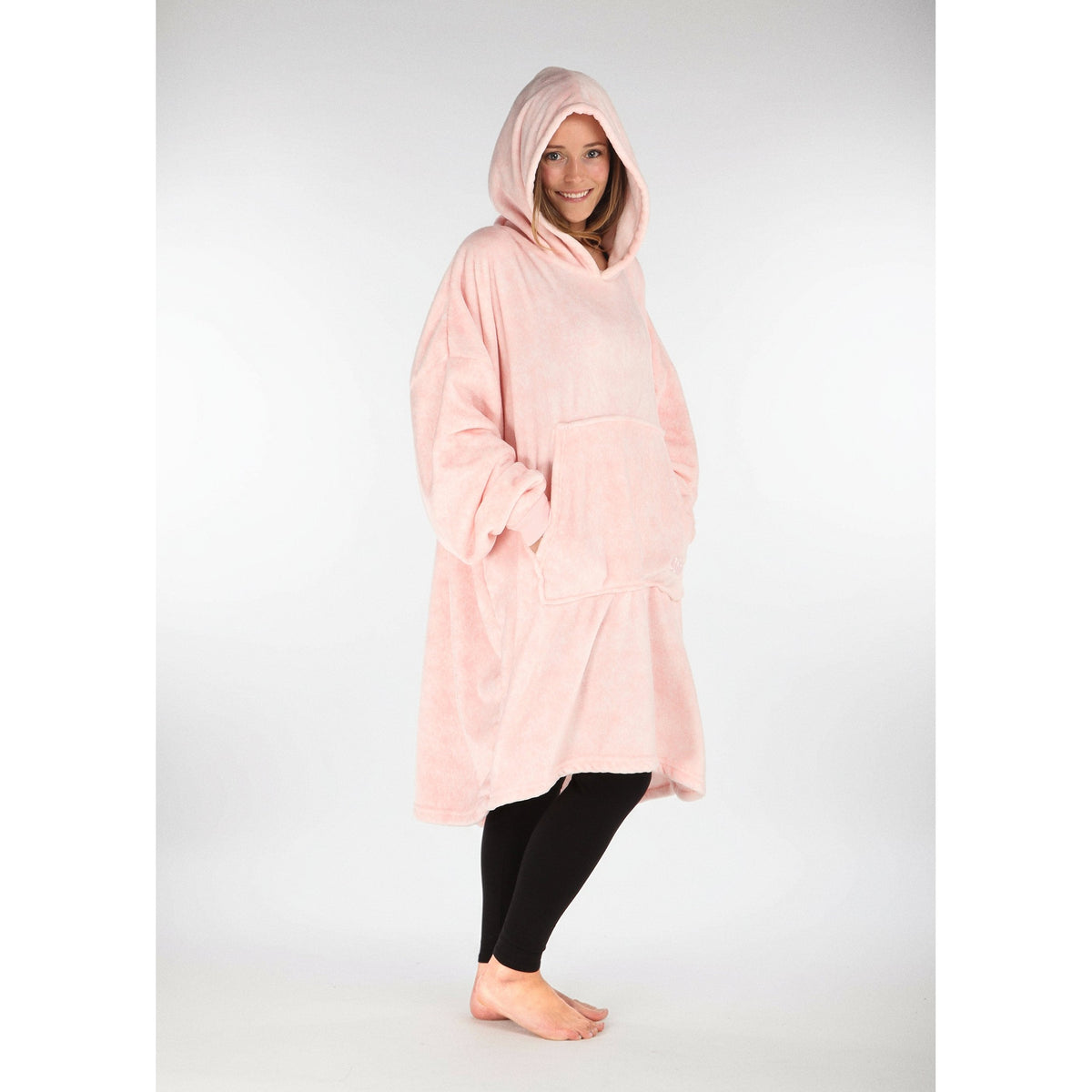 The Comfy Dream Wearable Blanket Hoodie, Heather Pink
