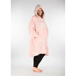 The Comfy Dream Wearable Blanket Hoodie, Heather Pink