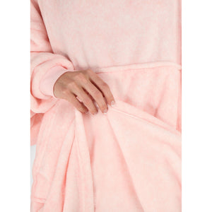 The Comfy Dream Wearable Blanket Hoodie, Heather Pink