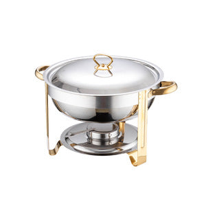 Food warmer, stainless steel, insulated, Silver