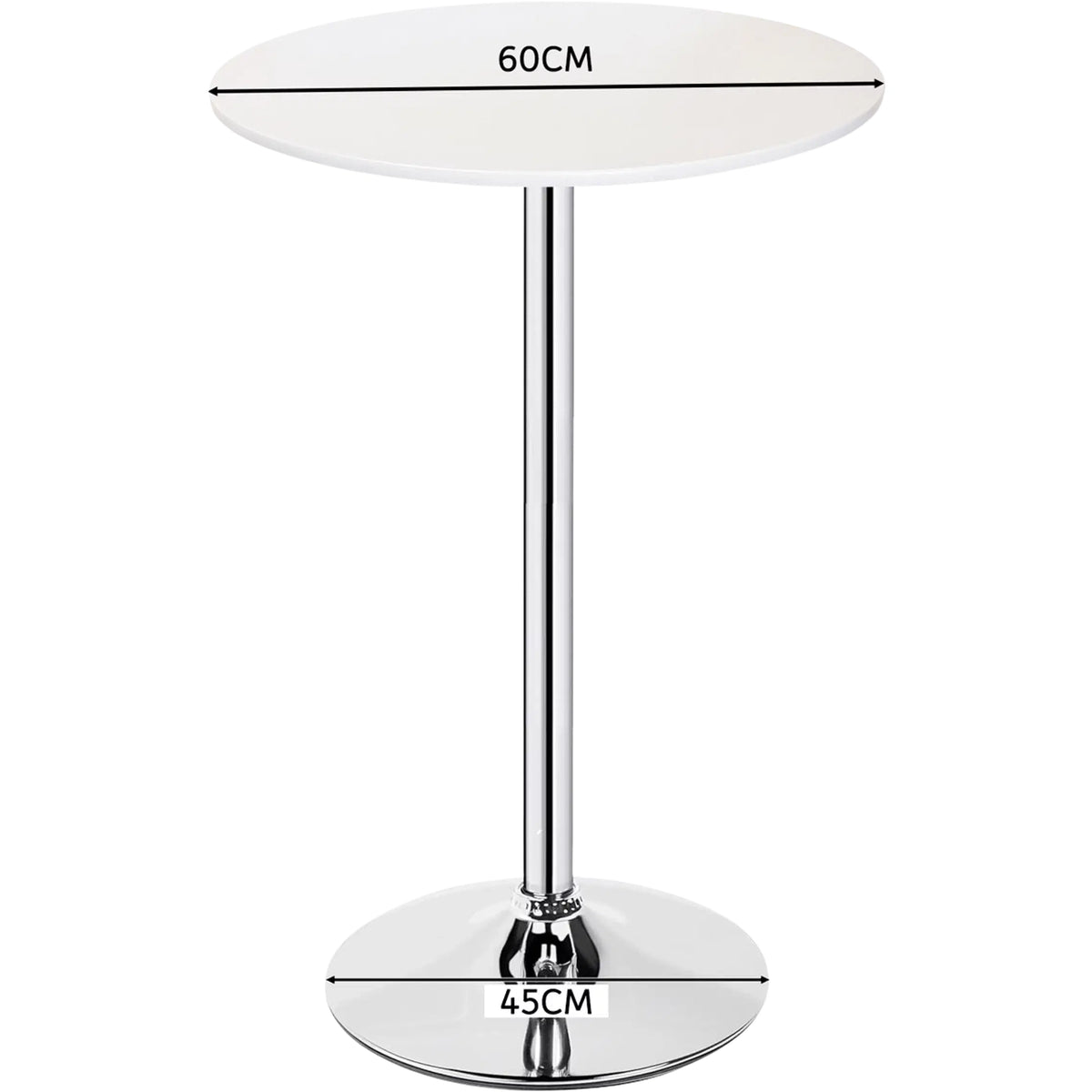Lykke Bar Table Comfort 60x105 cm, White