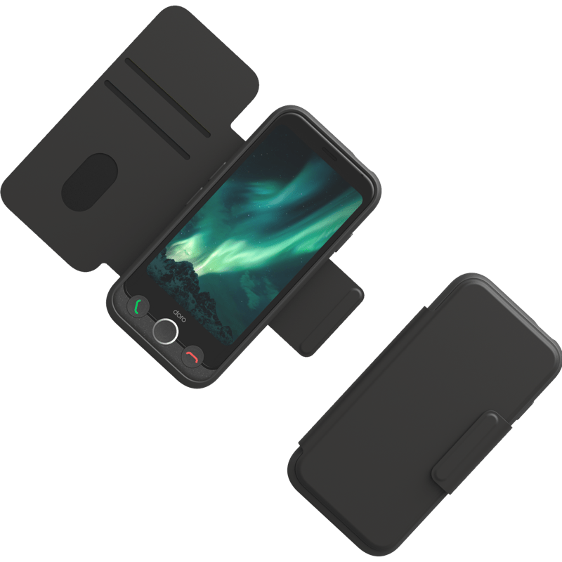 Doro Aurora A11 Wallet Case, Graphite