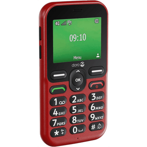 Doro Leva E11 Basic Phone, Red