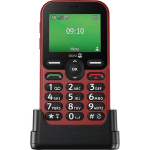 Doro Leva E11 Basic Phone, Red