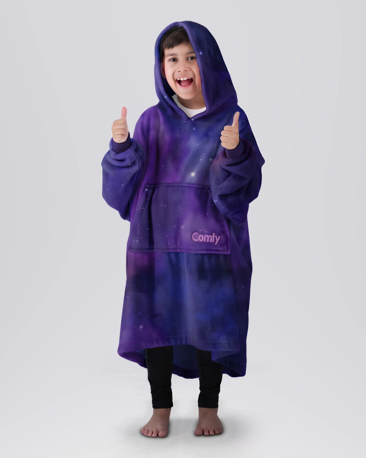 The Comfy Dream Jr Wearable Blanket Hoodie, Galaxy
