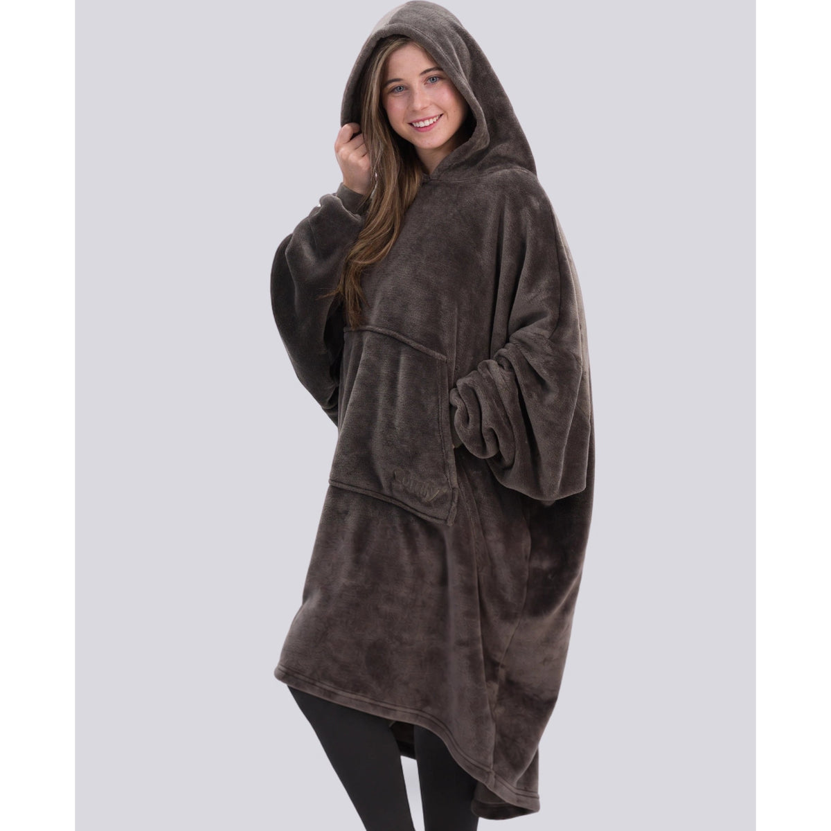 The Comfy Dream Wearable Blanket Hoodie, Dark Gray