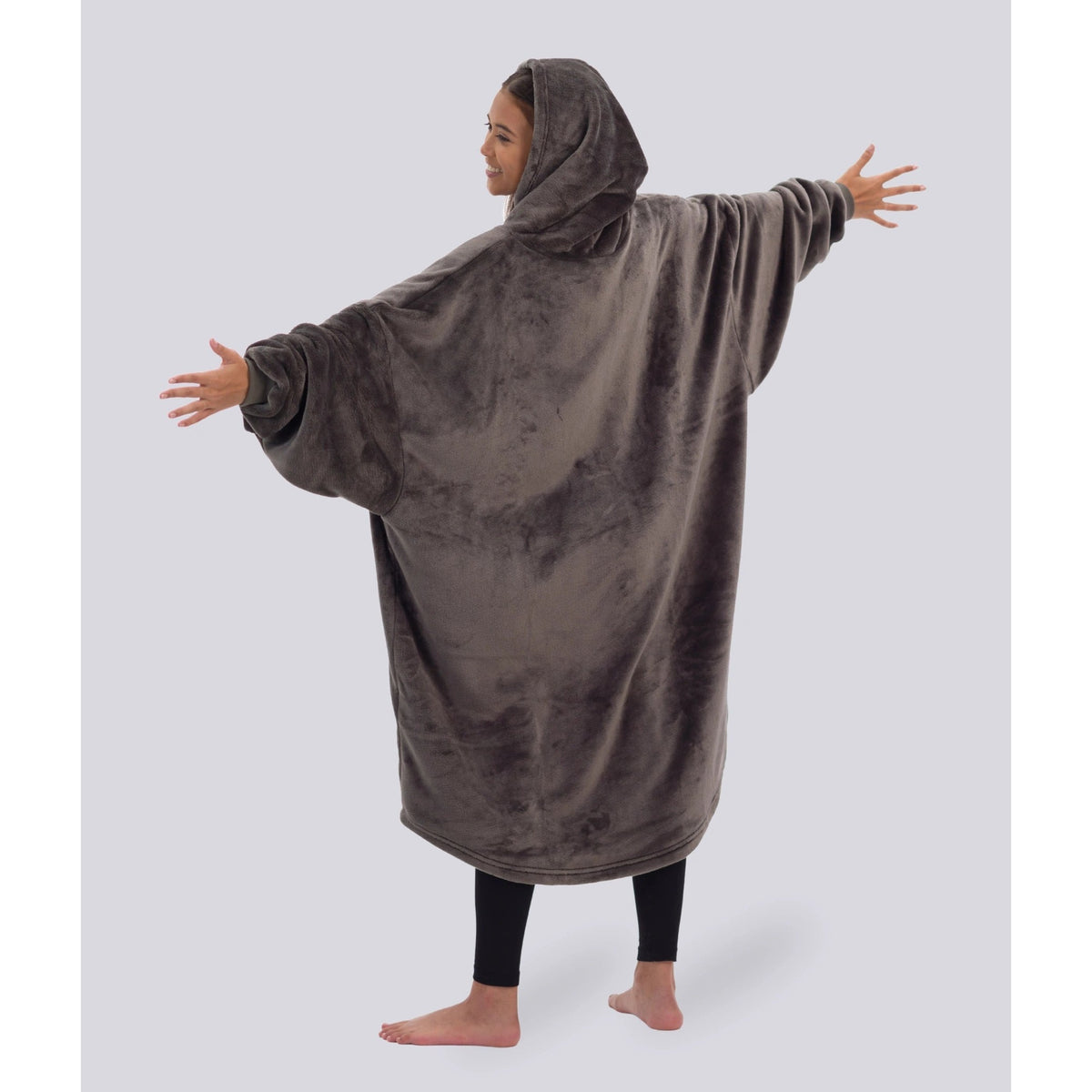 The Comfy Dream Wearable Blanket Hoodie, Dark Gray