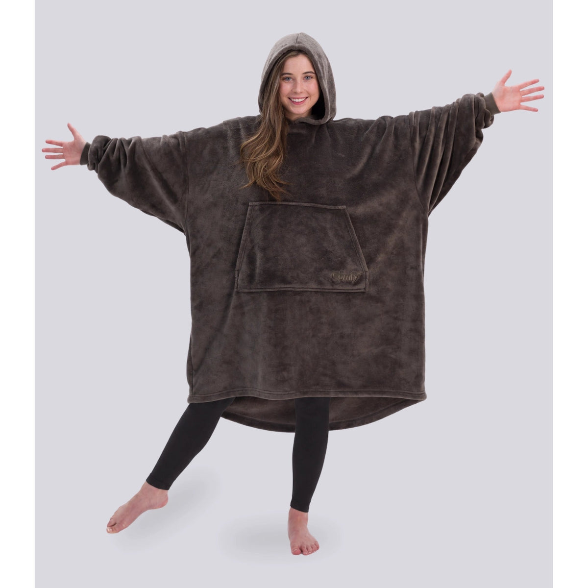 The Comfy Dream Wearable Blanket Hoodie, Dark Gray