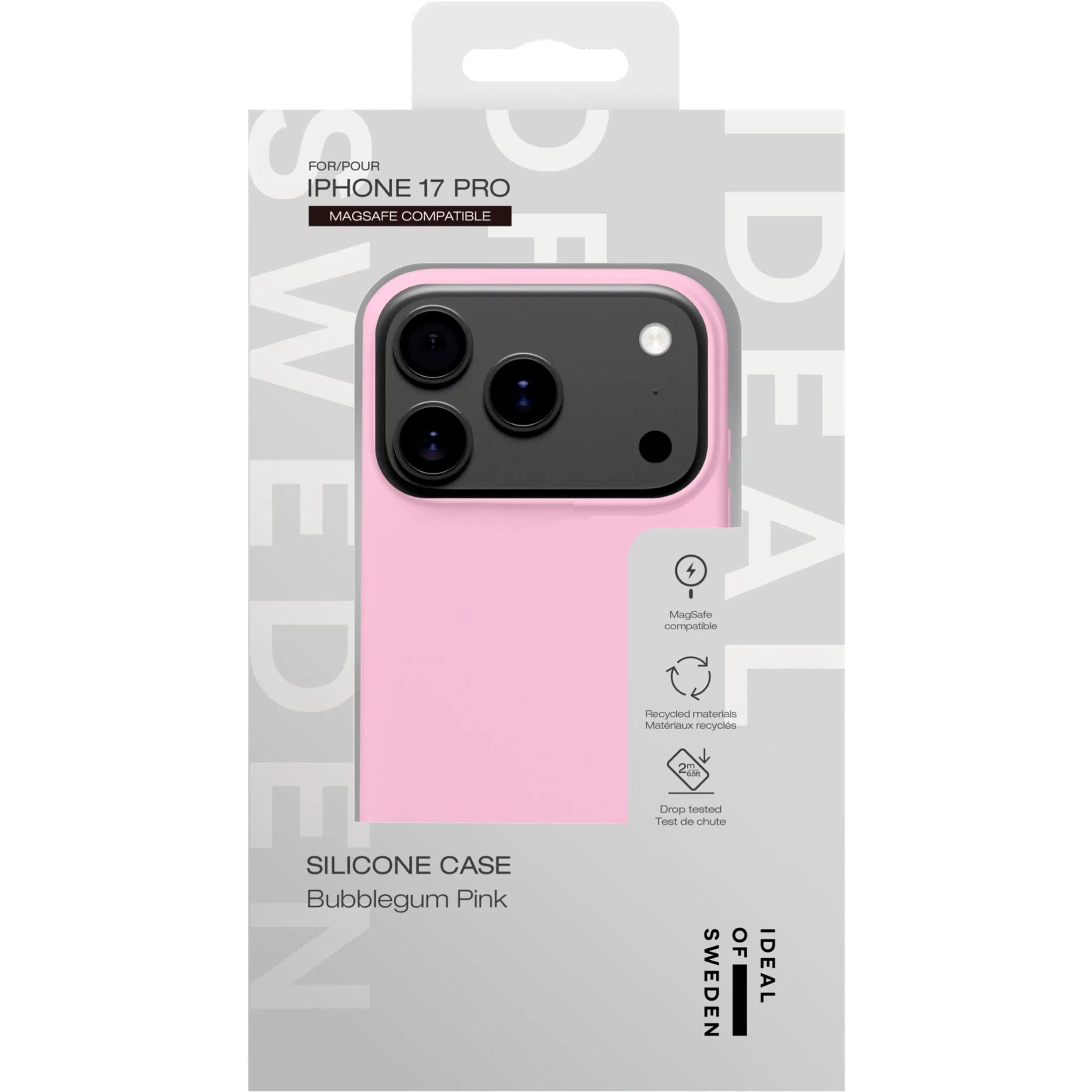 Ideal Of Sweden Silicone Case MagSafe iPhone 17 Pro, Bubblegum Pink