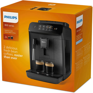 Philips 800 Series EP0820/00 Fully Automatic Espresso Machine, Black