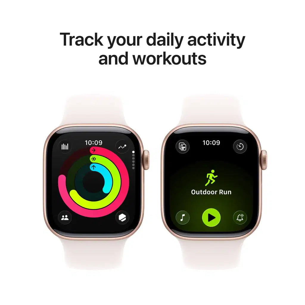 Apple Watch Series 11 GPS 46mm Rose Gold Alum Case with Sport Band - M/L