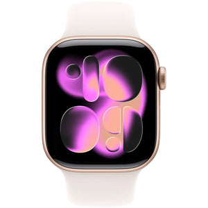 Apple Watch Series 11 GPS 46mm Rose Gold Alum Case with Sport Band - M/L