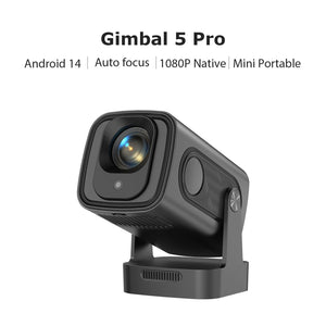 Gimbal 5 PRO Portable Projector Android 14.0, Native 1080P