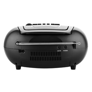 JVC RC-E451B Portable CD and Cassette Player with FM Radio and Bluetooth