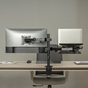 HiSmart 17-32 inch Monitor Mount and Notebook Stand