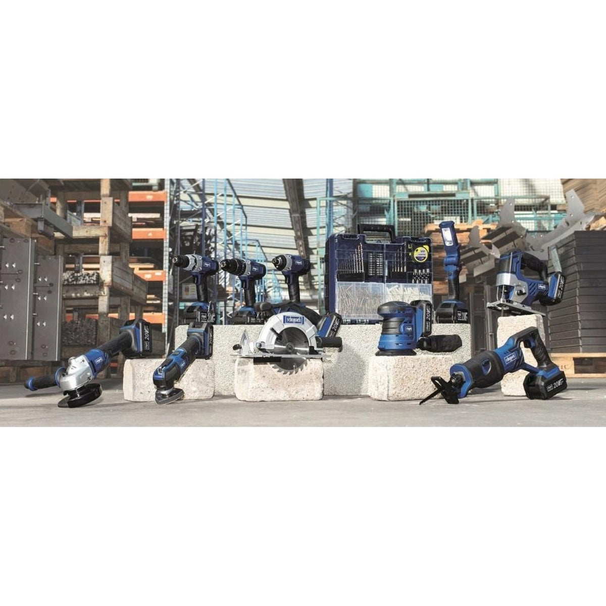 Scheppach BCRH170-20ProS Cordless Rotary Hammer Drill 20V SDS Plus