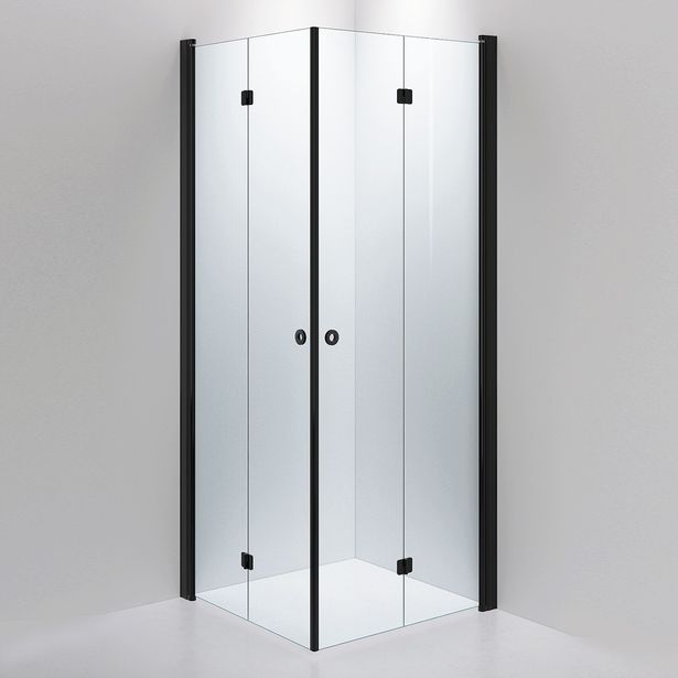 Inr Linc Angel Flex Shower Corner, Clear Glass