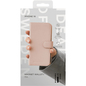Ideal Magnet Wallet+iPhone 16 Pink