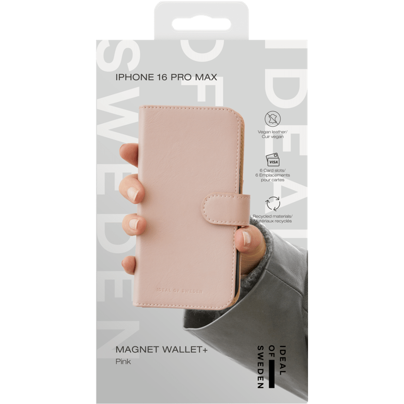 Ideal Magnet Wallet+iP 16 ProMax Pink