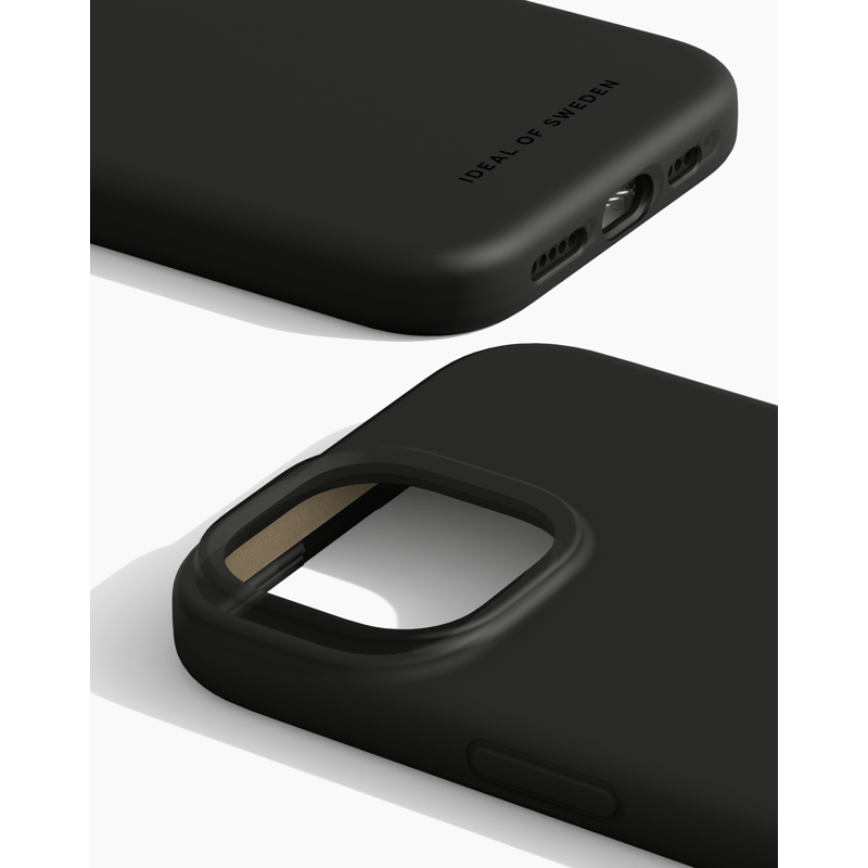 Ideal Silicone MagSafe Case for iPhone 13/14/15/16e, Black