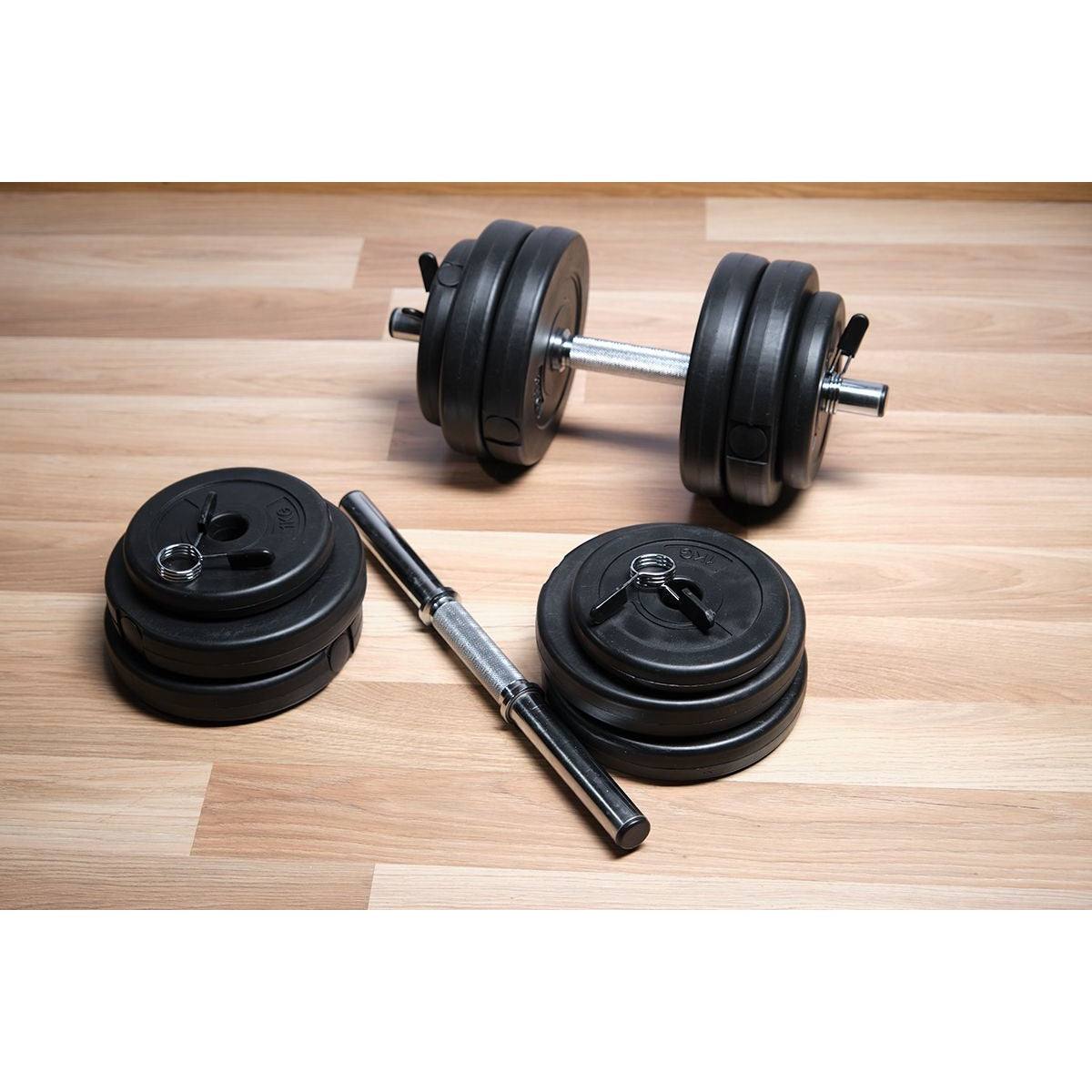 Fit'n Shape Adjustable Dumbbell Set, 15 kg