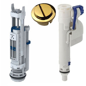 Lavabo Geberit Flush System, for Flo/Retro Monoblocco Toilets, Gold