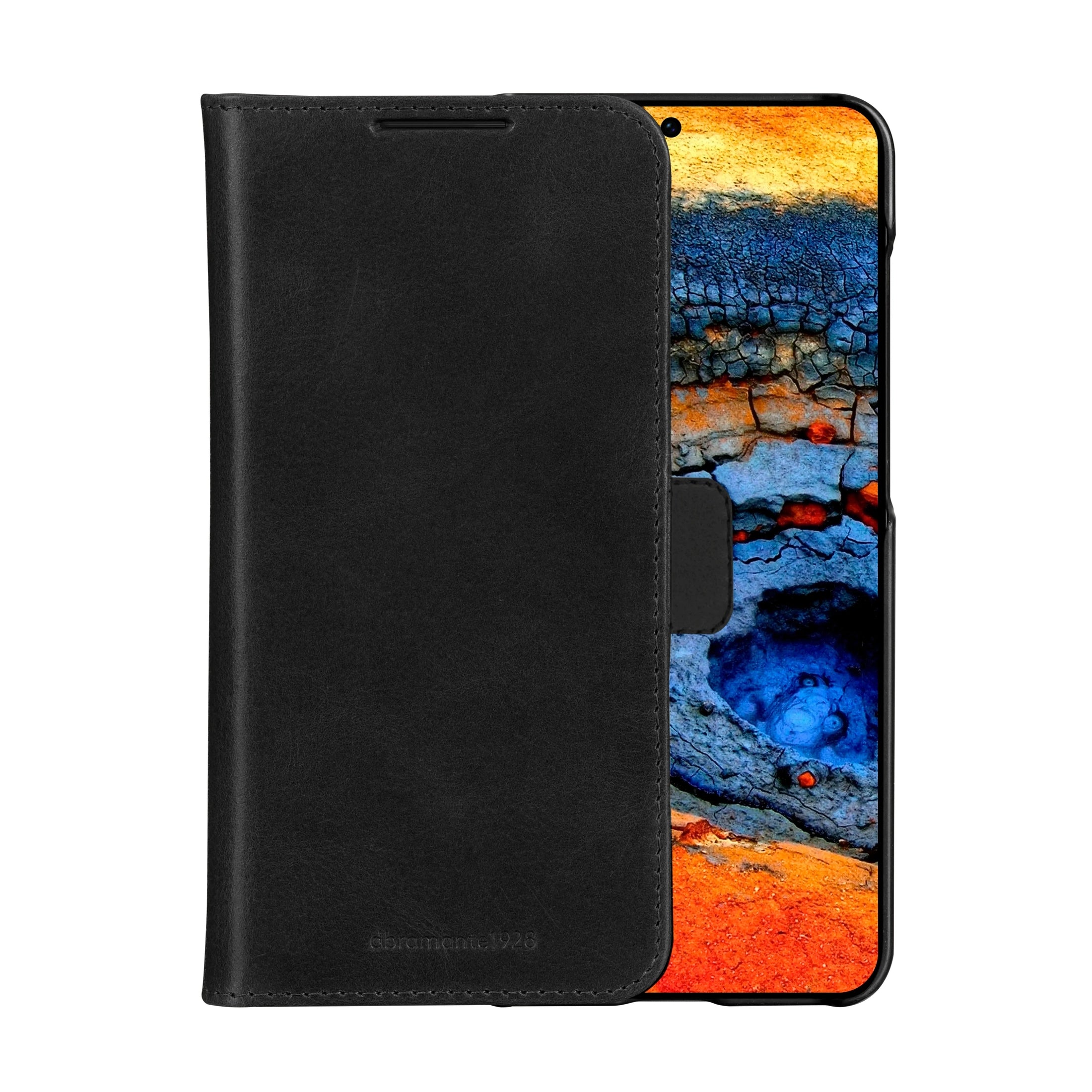 dbramante Lynge 2-in-1 Flip Cover Galaxy S25 Ultra - Wallet Case, Black