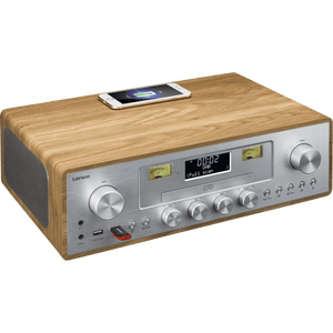 LENCO DAR-281WDSI STEREO SET WOOD SILVER