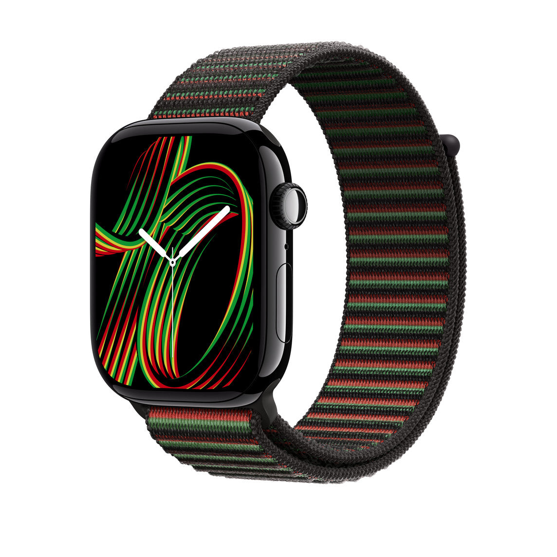 Apple Watch 46mm Black Unity Sport Loop, Unity Rhythm