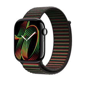 Apple Watch 46mm Black Unity Sport Loop, Unity Rhythm
