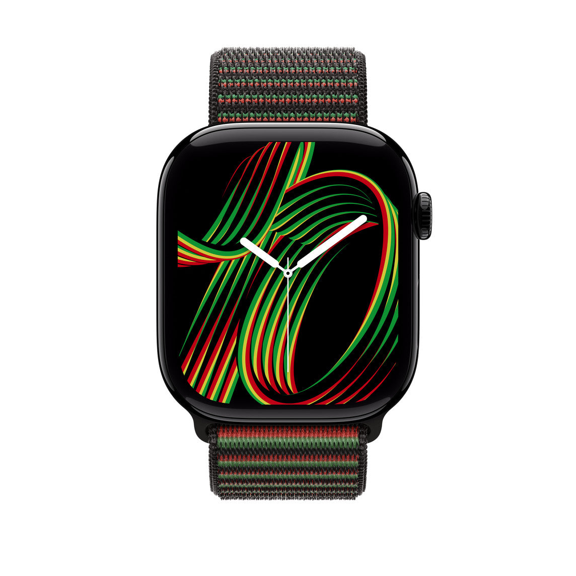 Apple Watch 46mm Black Unity Sport Loop, Unity Rhythm