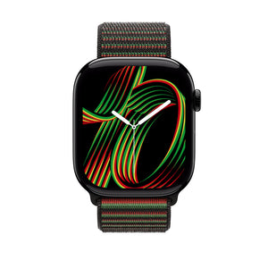 Apple Watch 46mm Black Unity Sport Loop, Unity Rhythm