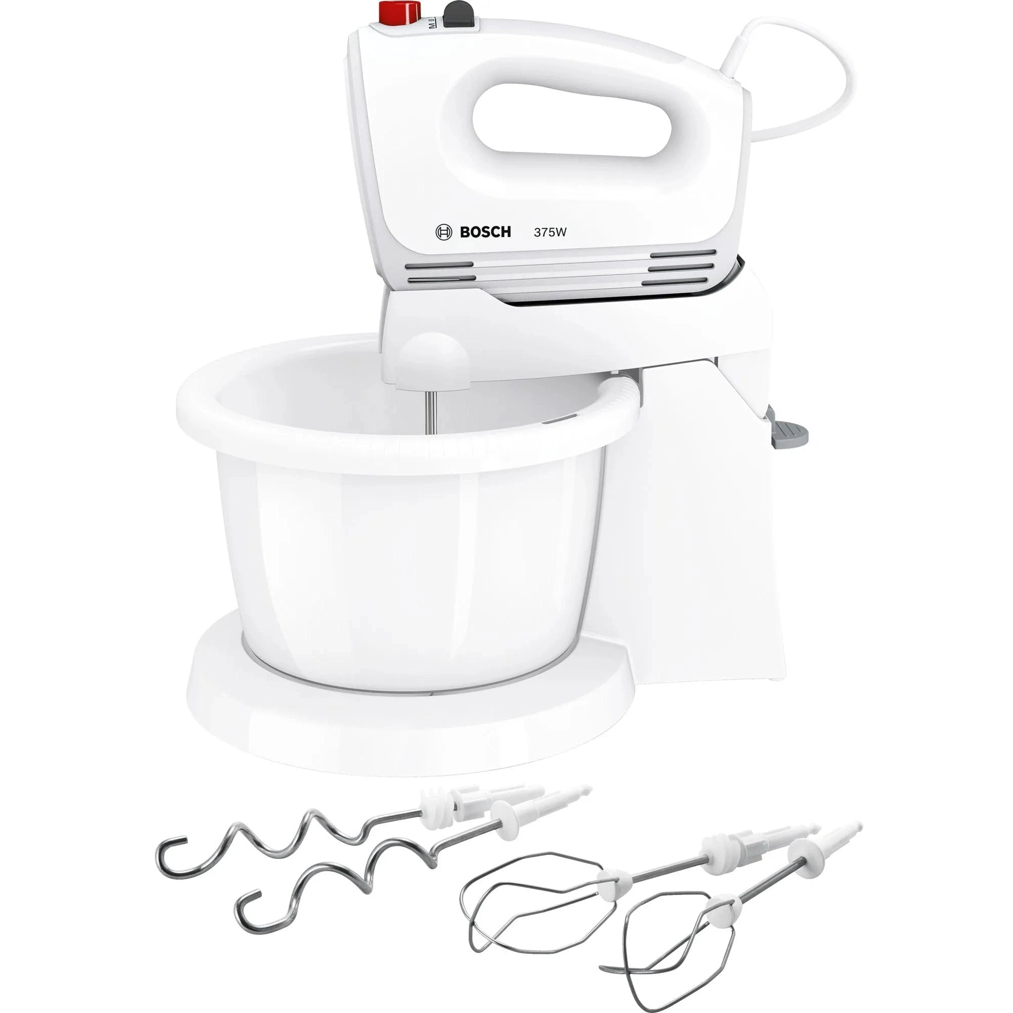 Bosch CleverMixx MFQ2600W 375 W 3 L Hand Mixer, White