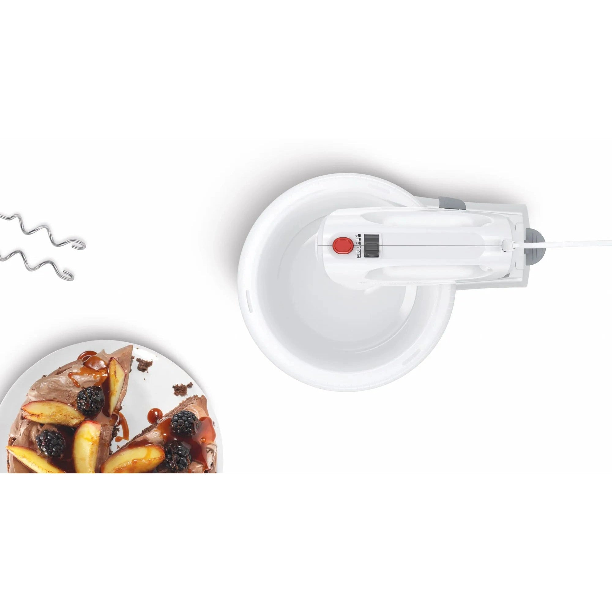 Bosch CleverMixx MFQ2600W 375 W 3 L Hand Mixer, White