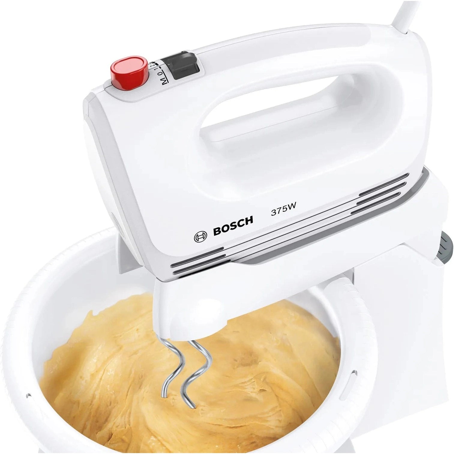 Bosch CleverMixx MFQ2600W 375 W 3 L Hand Mixer, White