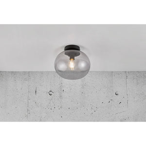 Nordlux Alton E27 275mm Ceiling Light, Black